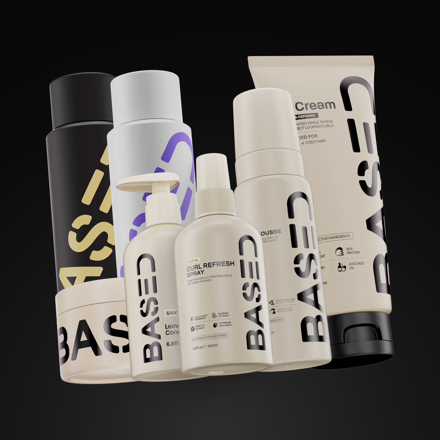 Shower + Curly Kit